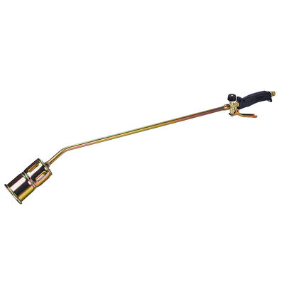 Brûleur de propane extérieur de jardin noir argenté pour barbecue Torche à herbe et construction durable