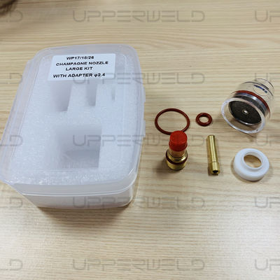 Accès à la TIG Pyre TIG soudage lampe de poche Lentille à gaz 10 Kit de tasse Pyrex pour Tig WP-17/18/26