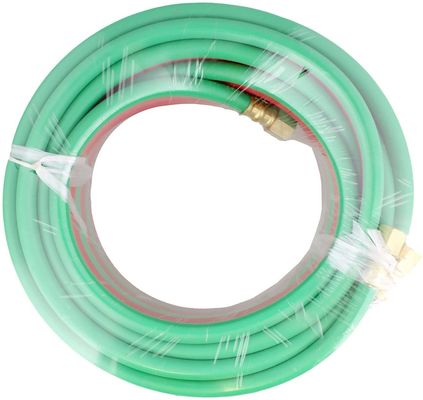 NBR Oxygen Acetylene Hose 1/4 de pouce B raccords tuyau de soudage jumeau pour l'efficacité 50ft