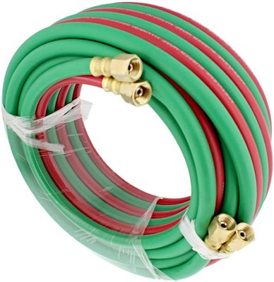 1/4 pouce noir Twin soudage tuyau de torche pour la coupe polyvalente et oxyacétylène oxygène