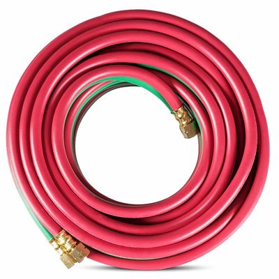 1/4 pouce noir Twin soudage tuyau de torche pour la coupe polyvalente et oxyacétylène oxygène