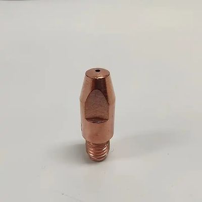 Pointe de contact de la torche MIG métallique pour les consommables de soudage de matériaux CRZR UPPERWELD M6 28 mm