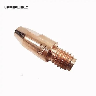 Pointe de contact de la torche MIG métallique pour les consommables de soudage de matériaux CRZR UPPERWELD M6 28 mm