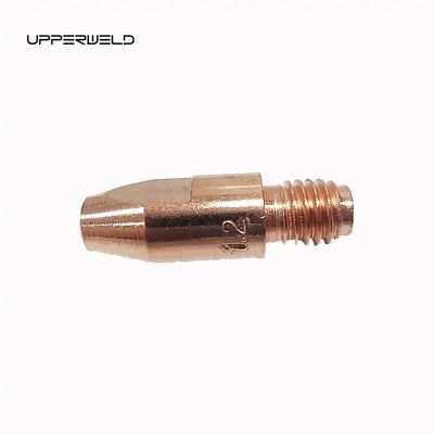 Pointe de contact de la torche MIG métallique pour les consommables de soudage de matériaux CRZR UPPERWELD M6 28 mm