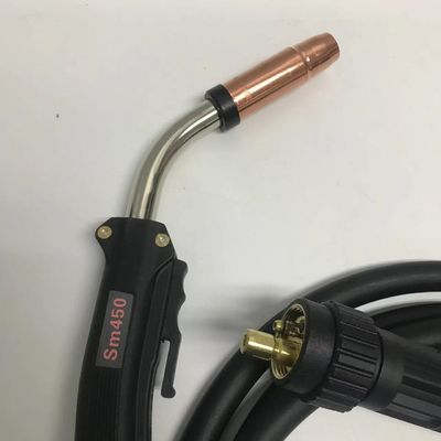 SM450 Torche de soudage MIG de type Tweco Torche MIG avec pistolet de soudage à gaz à connecteur euro