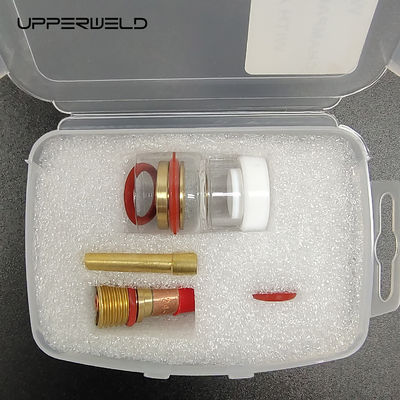 Parties et accessoires de la torche de soudage à tigue claire Kit de buse de champagne avec adaptateur 2,4 mm