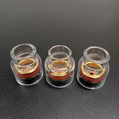 Parties et accessoires de la torche de soudage à tigue claire Kit de buse de champagne avec adaptateur 2,4 mm