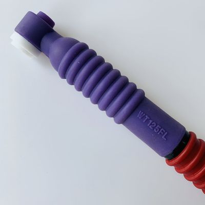 Soutien personnalisé OEM pourpre WT-125 FL Tig Torch Corps Flexible TIG Torche de soudage pour le soudage à l'arc d'argon