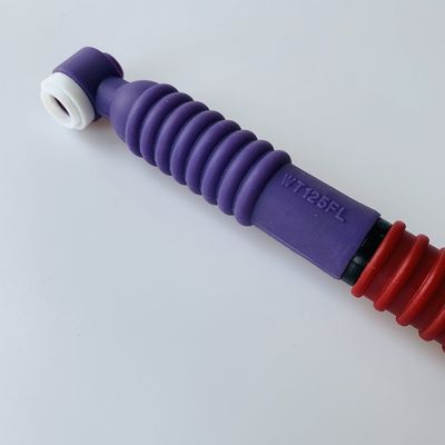 Soutien personnalisé OEM pourpre WT-125 FL Tig Torch Corps Flexible TIG Torche de soudage pour le soudage à l'arc d'argon