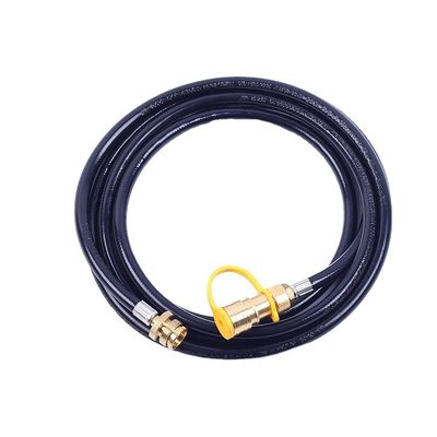 24 pieds de caoutchouc naturel de gaz soudage tuyau de GPL avec 3/8 pouces Quick Connect / déconnecter de qualité industrielle