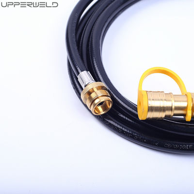 24 pieds de caoutchouc naturel de gaz soudage tuyau de GPL avec 3/8 pouces Quick Connect / déconnecter de qualité industrielle