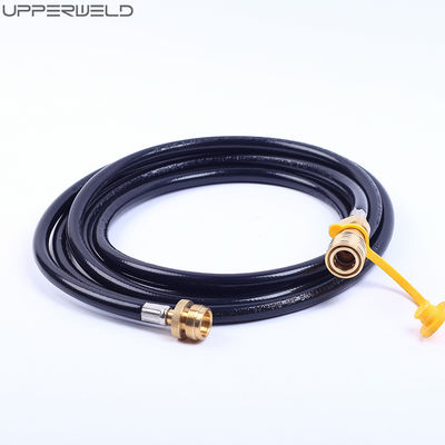 24 pieds de caoutchouc naturel de gaz soudage tuyau de GPL avec 3/8 pouces Quick Connect / déconnecter de qualité industrielle