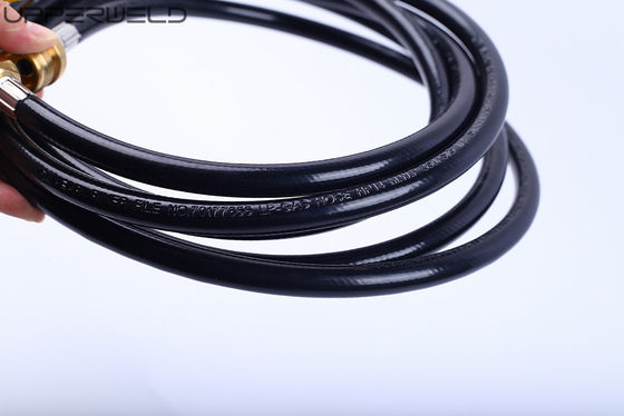 24 pieds de caoutchouc naturel de gaz soudage tuyau de GPL avec 3/8 pouces Quick Connect / déconnecter de qualité industrielle