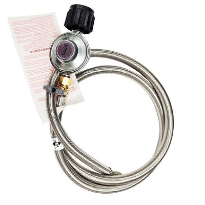Régulateur de brûleur à propane à basse pression en argent pour chauffe-gril à gaz