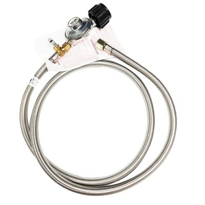 Régulateur de brûleur à propane à basse pression en argent pour chauffe-gril à gaz