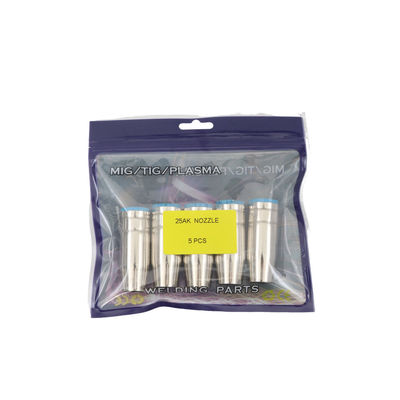 Nozzle de soudage conique blanc 25AK pour lampe de soudage MIG Consommables Nozzle de gaz binzel
