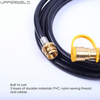 12 pieds 24 pieds soudage à gaz en caoutchouc naturel tuyau Lpg avec 3/8 pouces Quick Connect / déconnecter pour le gril
