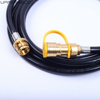 12 pieds 24 pieds soudage à gaz en caoutchouc naturel tuyau Lpg avec 3/8 pouces Quick Connect / déconnecter pour le gril