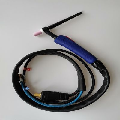 Refroidissement à l'eau WP20 Argon Tig Torche complète avec buse en céramique et fonctionnement facile