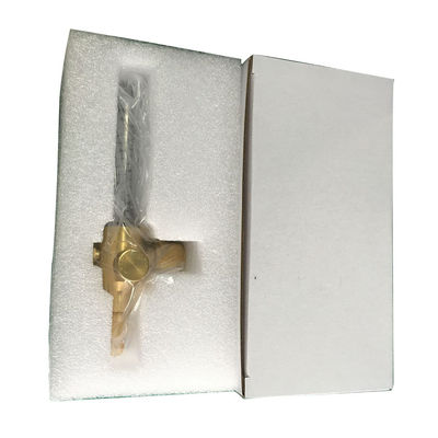 1/4 pouce Femme connexion d'entrée de flamme régulateur d'azote indicateur de débit laiton jaune climatisation