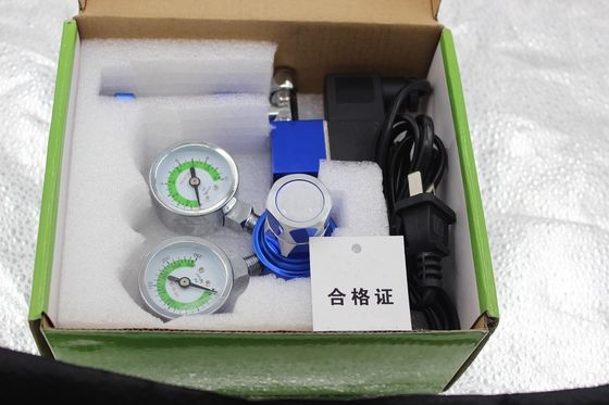 W21.8 G5/8 fil régulateur de CO2 pour aquariums avec soupape électromagnétique