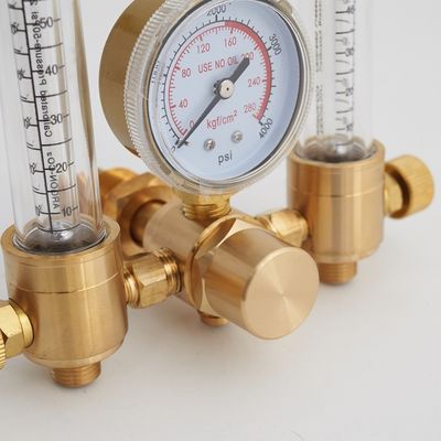 Régulateur de CO2 d'argon à haute pression pour soudeur à gaz standard de jauge de pression de 3500 psi