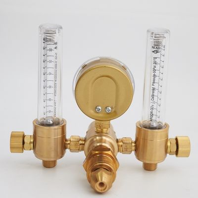 Régulateur de CO2 d'argon à haute pression pour soudeur à gaz standard de jauge de pression de 3500 psi