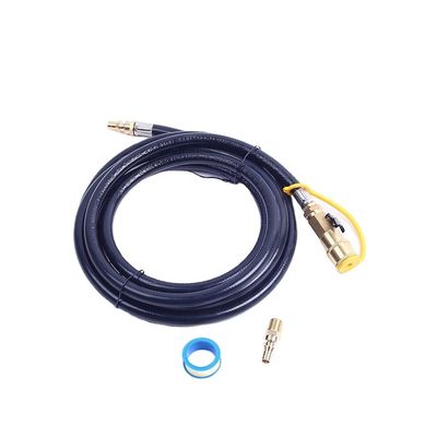 Couper le tuyau de raccordement rapide à propane supérieur avec des raccords de barbecue et de gaz naturel