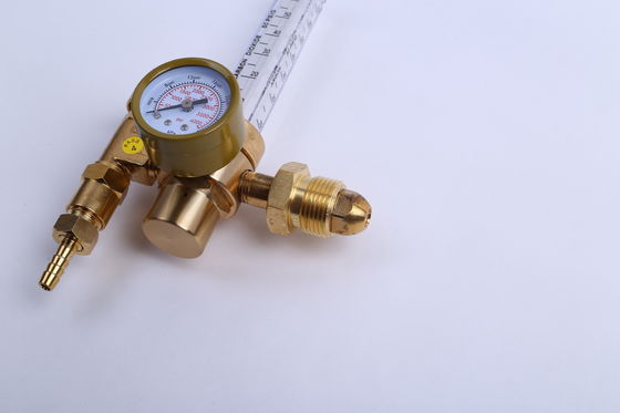 CGA320 et CGA580 régulateur de gaz de soudage à double débitmètre de CO2 avec réducteur de gaz à vis