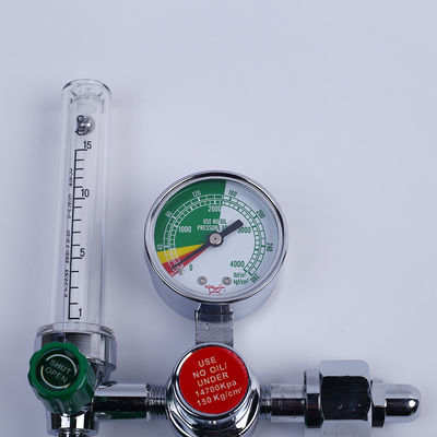 Mètre de débit de gaz d'oxygène médical avec régulateur de soupape réductrice de haute pression et de sécurité