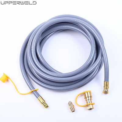Adaptateur de tuyau de propane de puits de feu remplissage de gaz de GPL tressé en acier inoxydable pour poêle de camping