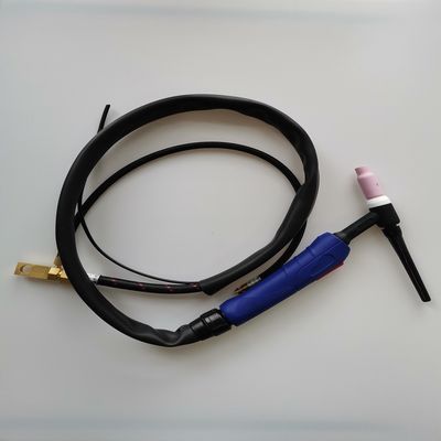 WP-26V-R 35-70 EU Plug TIG Torch kit Pistolet de soudage refroidi à l'air avec soupape à gaz 200A Noir Rouge