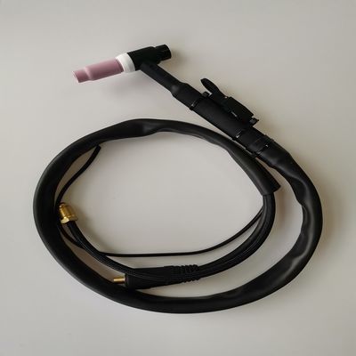 WP-26V-R 35-70 EU Plug TIG Torch kit Pistolet de soudage refroidi à l'air avec soupape à gaz 200A Noir Rouge
