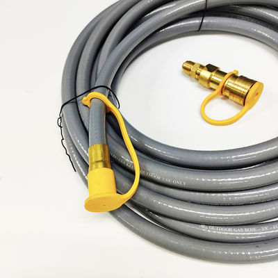 Tuyau de gaz naturel en acier inoxydable de 12 pieds 1/2 pouces pour le chauffage de patio de barbecue