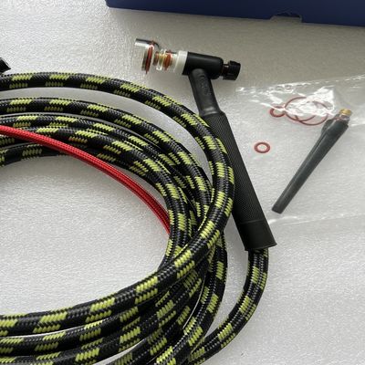 Tête de torche flexible 10-25EU Plug TIG ensemble de soudage avec câble 4M connecteur à 5 pôles 150A