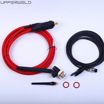 Tête de torche flexible 10-25EU Plug TIG ensemble de soudage avec câble 4M connecteur à 5 pôles 150A