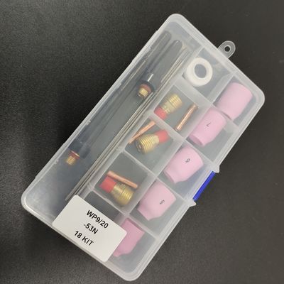 18pcs de nozzle d'aluminium corps électrode isolant TIG soudage torche