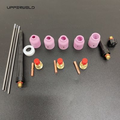 18pcs de nozzle d'aluminium corps électrode isolant TIG soudage torche