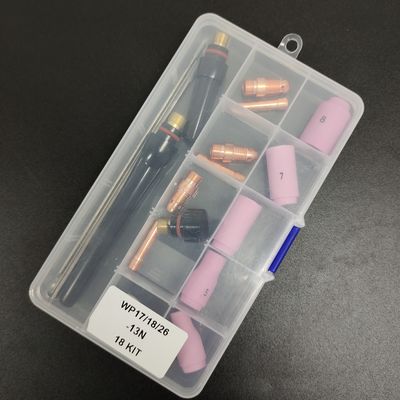 0.28KG Alumine buse collet corps isolant d'électrode TIG soudage torche fournitures pour WP-17/18/26 13N 18pcs