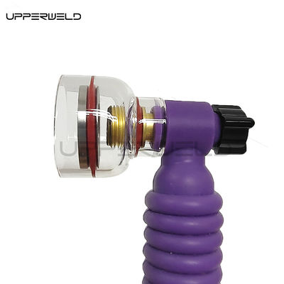 WT125F Torche de soudage TIG avec tasse en verre câble rouge et lentille à gaz