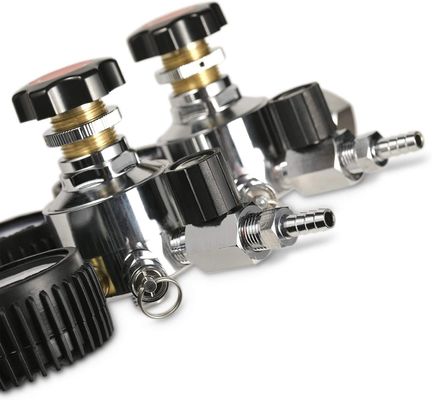 110V/220V régulateur de fût de bière à double étage CO2 avec soupape de pression de sécurité et performances