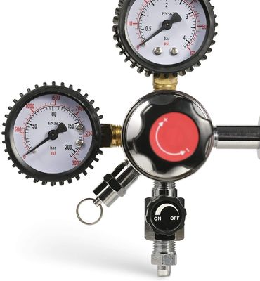 110V/220V régulateur de fût de bière à double étage CO2 avec soupape de pression de sécurité et performances