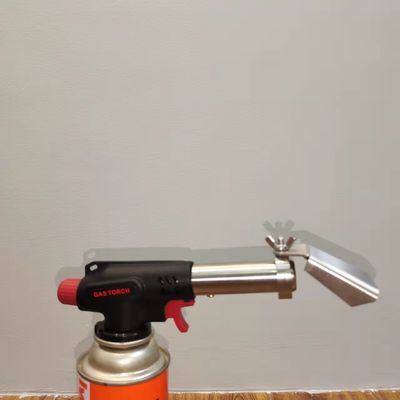 Torche de chauffage pour cuisine de camping en plein air avec anneau MAPP au propane en argent