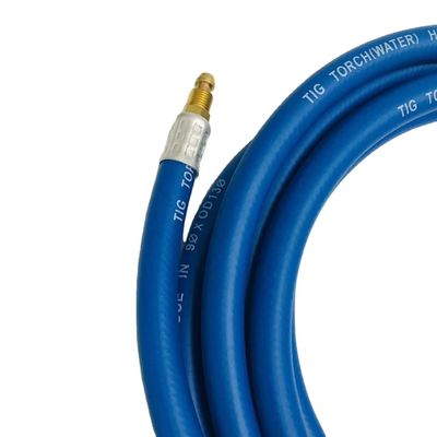 Tig soudage tuyau de refroidissement par eau câble de puissance supérieur Tig torche avec tuyau bleu en 9 * 0D13