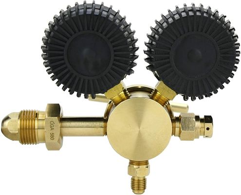 Support personnalisé Régulateur d'azote ODM avec connecteur d'entrée et performances CGA580