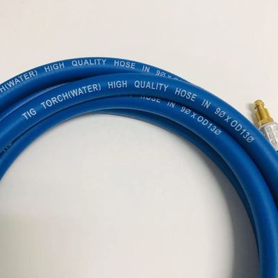 Tig soudage tuyau de refroidissement par eau câble de puissance supérieur Tig torche avec tuyau bleu en 9 * 0D13
