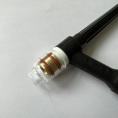 53GQ Adaptateur de lentille à gaz Coude Collet TIG Kit de consommables de soudage pour une meilleure couverture du gaz