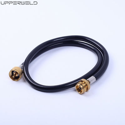15 pieds de tuyau noir supérieur GPL propane cuivre adaptateur de tuyau kit pour les campings de camions
