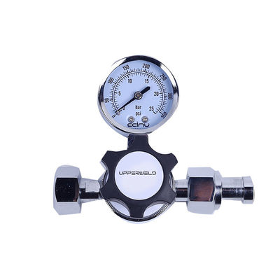 Régulateur de gaz de CO2 Débitmètre d'oxygène d'azote Valve réductrice de pression en acier inoxydable