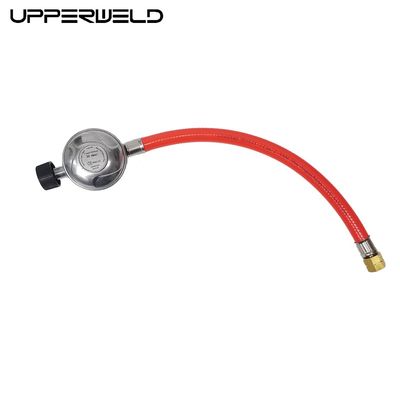 tuyau de gril à gaz de gaz liquéfié rouge à haute pression industriel avec une construction en PVC robuste